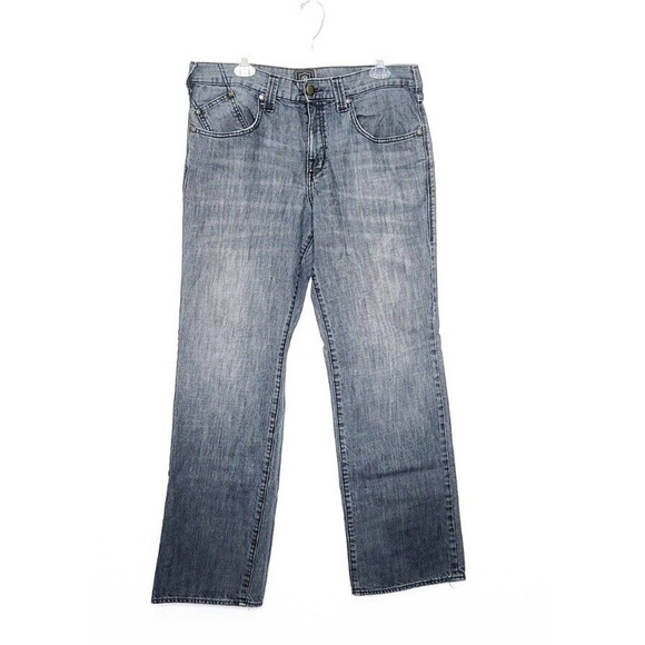 Rock & Republic Devious Straight Leg Jeans Mens Size 36x32 Dark Wash Denim - Picture 1 of 9